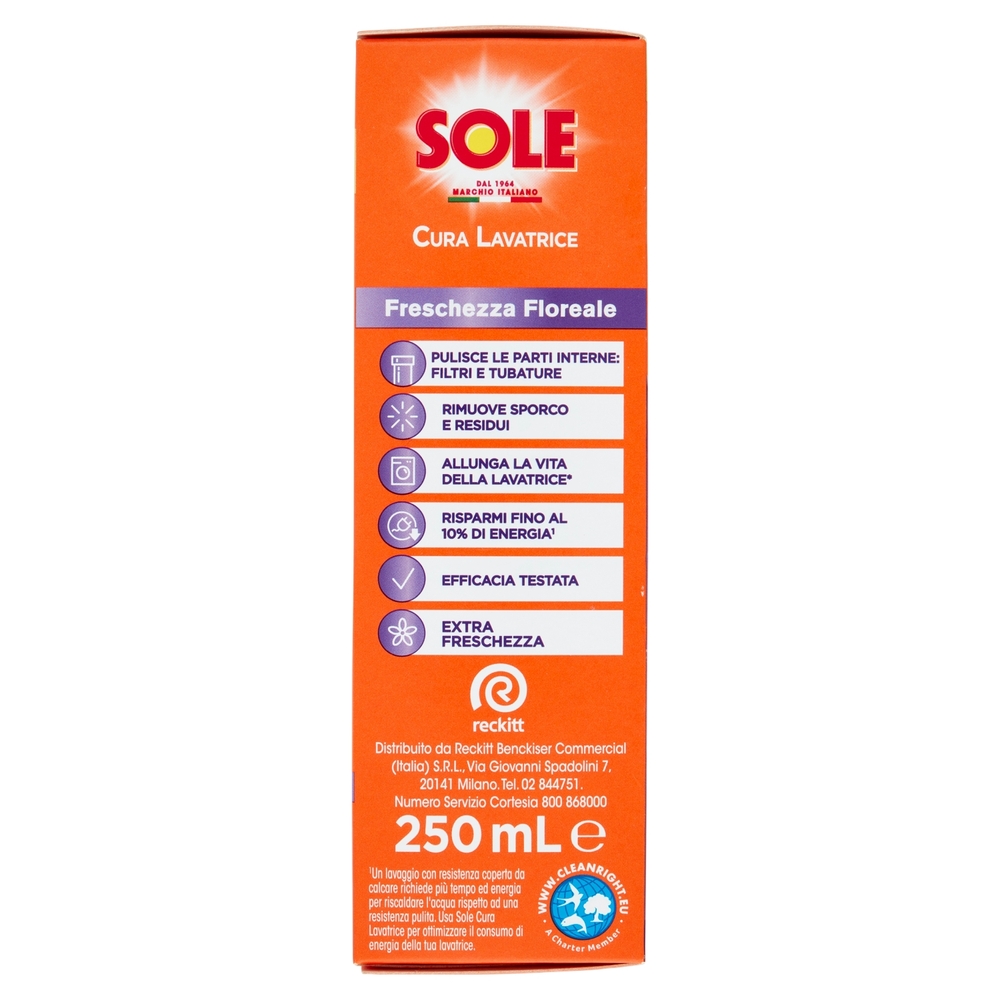 Sole Freschezza Floreale Cura Lavatrice 250 ml